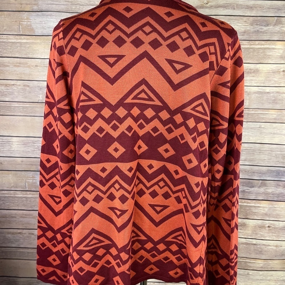 Staring At Stars Medium Array Aztec Cardigan Boho - image 7